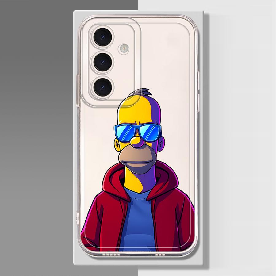 Мультяшный Чехол The S-simpsons для Samsung Galaxy A25 A51 A33 A52 A26 A24 A52 A31 A14 A16 A54 A15 A55 A23 A34 A35 A36