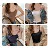 Autumn and Winter White Warm Bottom Vest Women with Chest Pad One Fixed New Slim-fit Inside Blouse