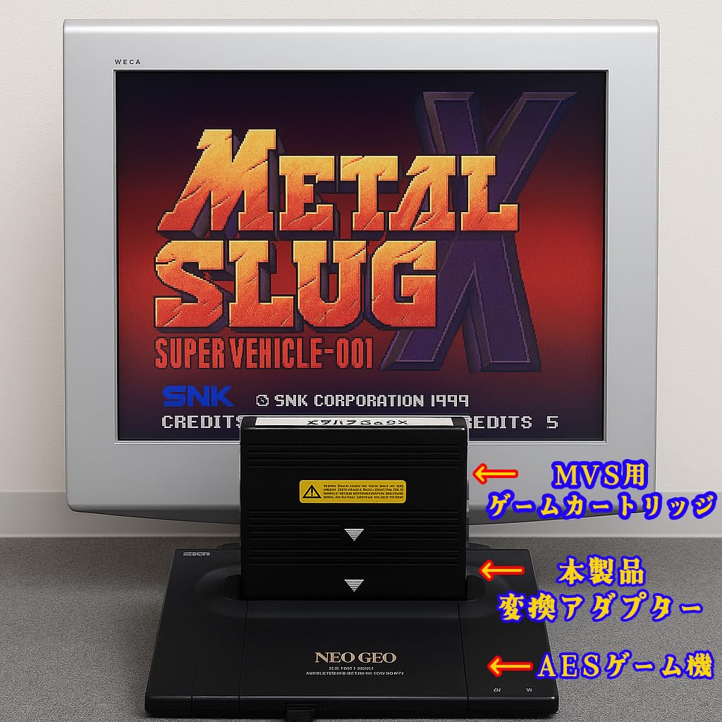 VISPREA MVS to AES Converter Adapter Neo Geo Arcade Cartridge Compatible Home Console Gaming Accessory