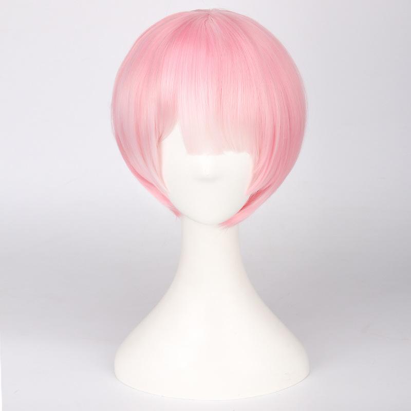Ram Rem Косплей Костюм Аниме Re:Zero Kara Hajimeru Isekai Seikatsu, униформа, парик для девочек, женский фартук служанки, платье Лолиты