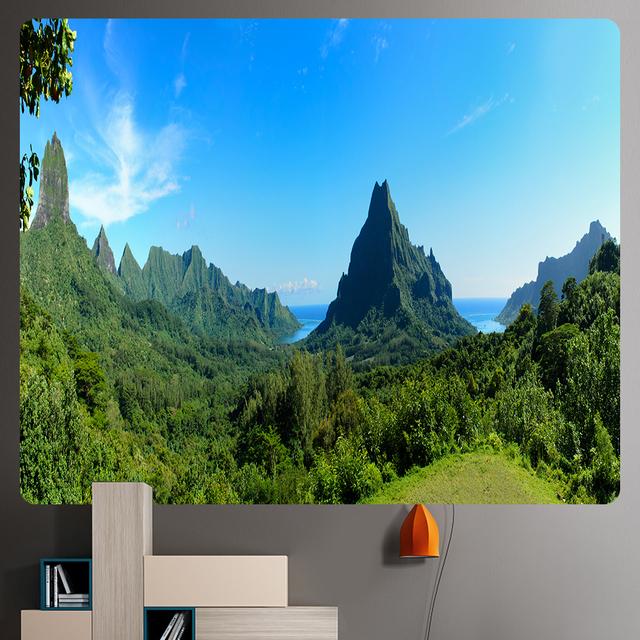 Тихий лесной гобелен для украшения дома, гобелен Мандала, богемный декоративный дорожный матрас, коврик для йоги, одеяло для дивана в стиле хиппи