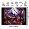 Photo, Halloween photography background, pumpkin lantern, bat castle backgroundzyc