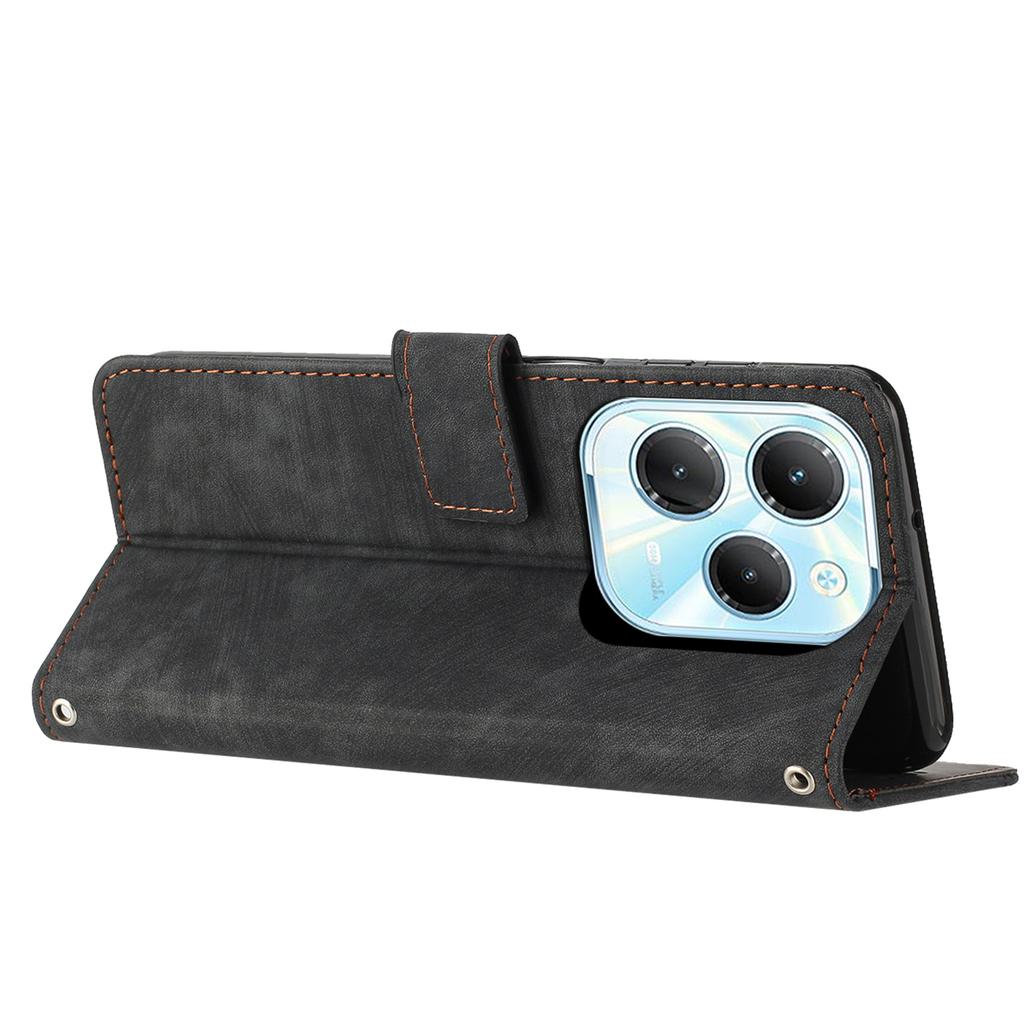 Для Infinix Hot 40/Hot 40 Pro Чехол-книжка из ПУ кожи, кошелек, чехол для телефона, функция подставки