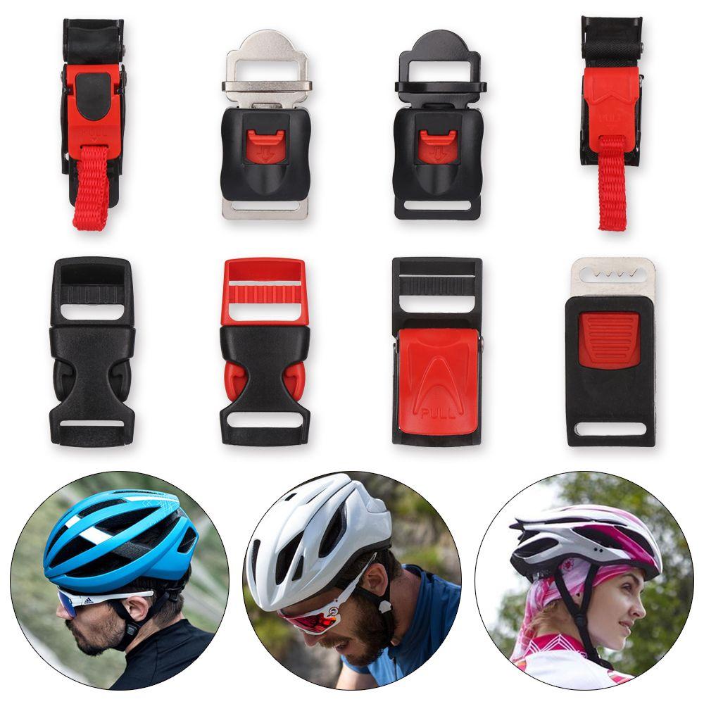 Outdoor Speed Sewing Clip Bicycle Helmets Buckle Flexible Clips Motorcycle Helmet Buckles