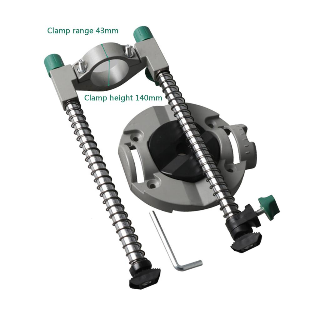 Кондуктор для сверления прямых отверстий Портативный многоугловой направляющий стол для сверления Мобильный держатель для сверла Регулируемый угол ПРОЧНЫЙ