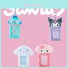 Новый плюшевый держатель для карт Sanrio Милый и мягкий Идеально подходит для ID и ключей Высота 15 см
