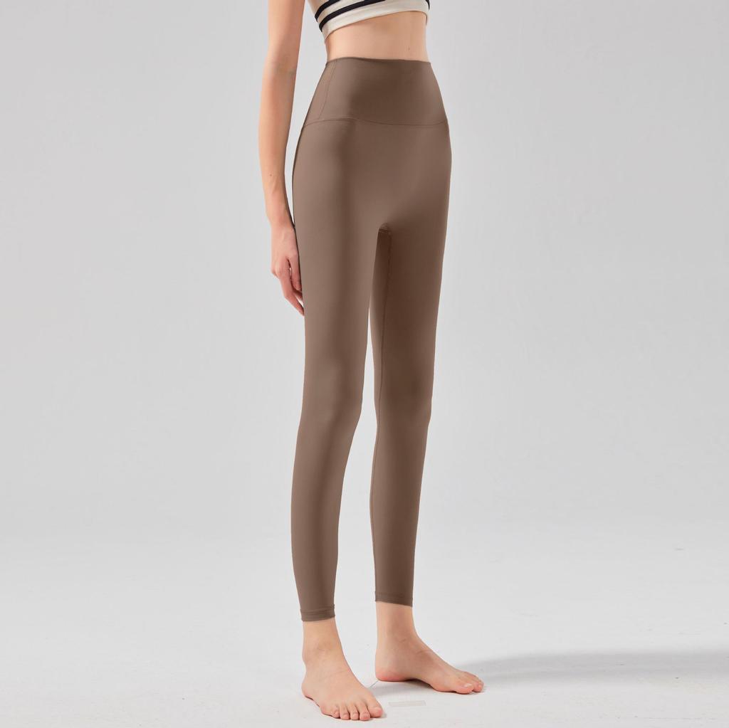 New Seamless High-Waist Yoga Pants: Nude Feeling, No Lines, Tight Fit for Women