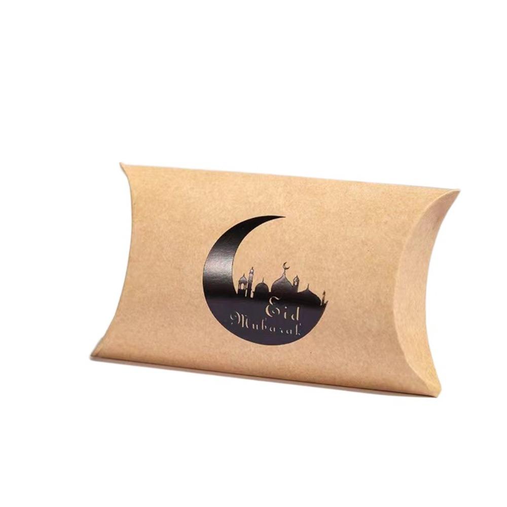 10 шт. Дизайн полумесяца Подарки на Рамадан Упаковка Ид Мубарак Мешок для конфет Исламские Мусульмане Вечеринка