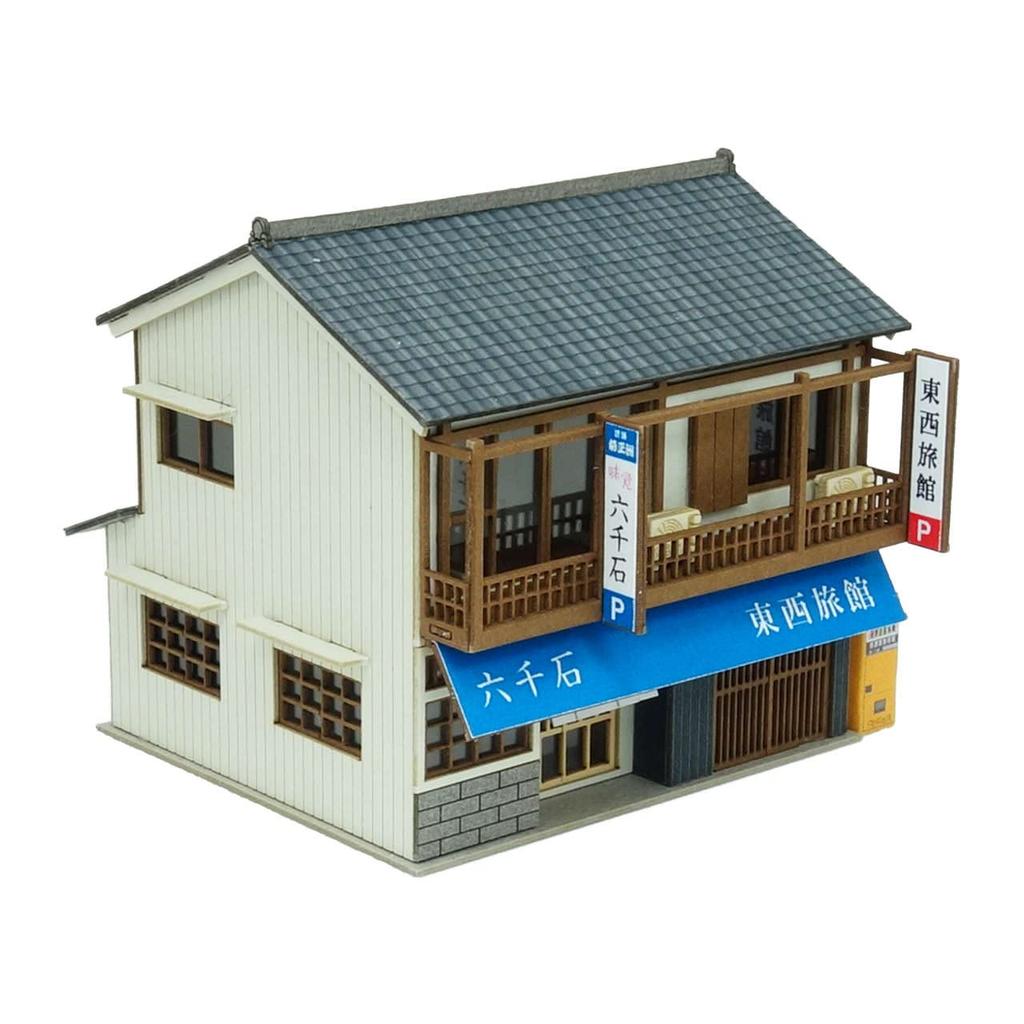 Sankei Nostalgic Diorama Series Ryokan Paper Craft 4XL 1/150 MP03-113