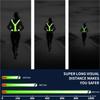 1PCS LED Reflective Running Vest USB Rechargeable High Visibility Night Running Riding Clothing Elastic Band,Safety Warning Vest