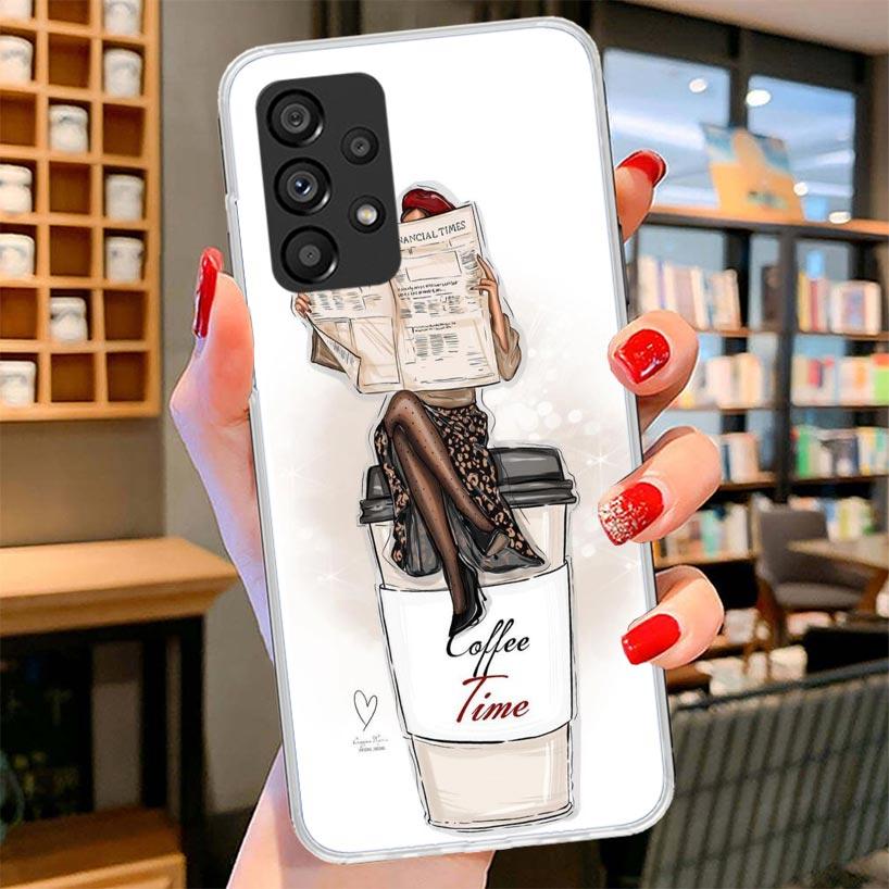 Кейс для телефона 'Girl Boss' для Samsung Galaxy A17 A37 A57 A16 A26 A36 A56 A15 A25 A35 A55 A14 A24 A34 A54 A13 A23 A33 A5