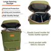 Portable Wine Tote Bag Two-bottle Camping Organizer Wine Bottle Shoulder Bag  Outdoor Camping