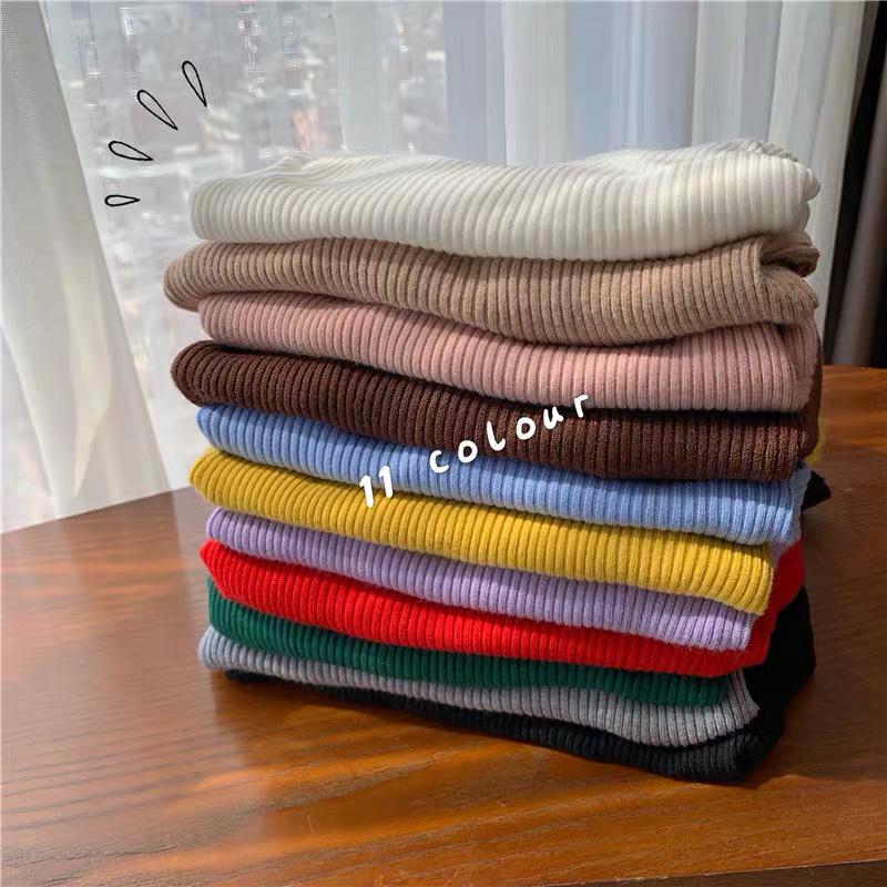 Женский стильный облегающий трикотажный свитер с полуводолазкой - длинный рукав, осенне-зимний топ