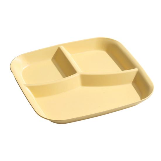 Прямоугольная обеденная тарелка, 3 отделения, пищевой полипропилен, можно мыть в посудомоечной машине, взрослые дети, завтрак, закуска, овощная еда, сервировочное блюдо, кухонные принадлежности