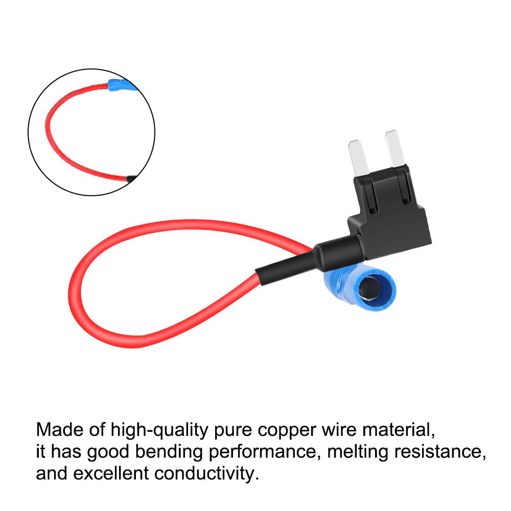 12 В автомобильный держатель предохранителя, адаптер Add-a-Circuit, автомобильный Motri Insurance APM Tap, мини-лезвие, набор микропредохранителей, аксессуары, 5 шт.