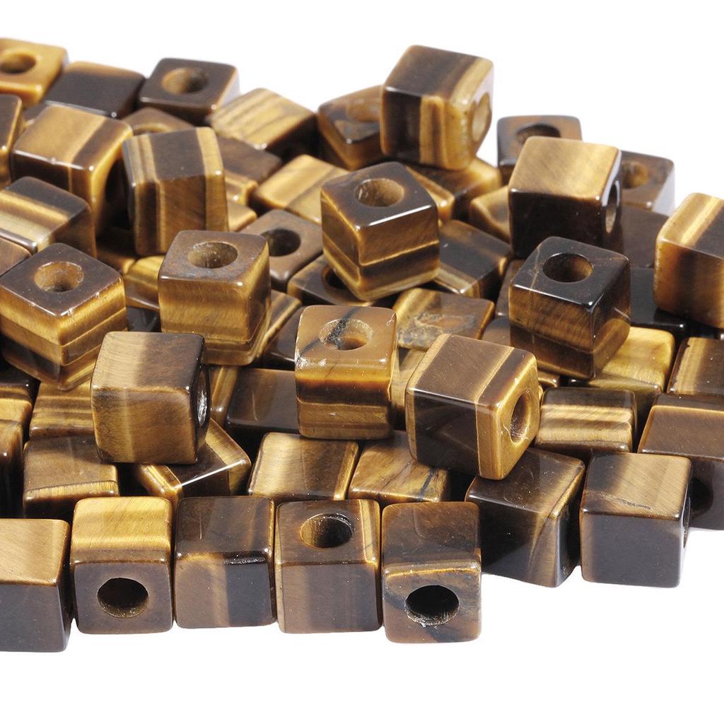 Натуральный кристалл 10 мм, необработанные кубические бусины для DIY ювелирных изделий и аксессуаров для одежды