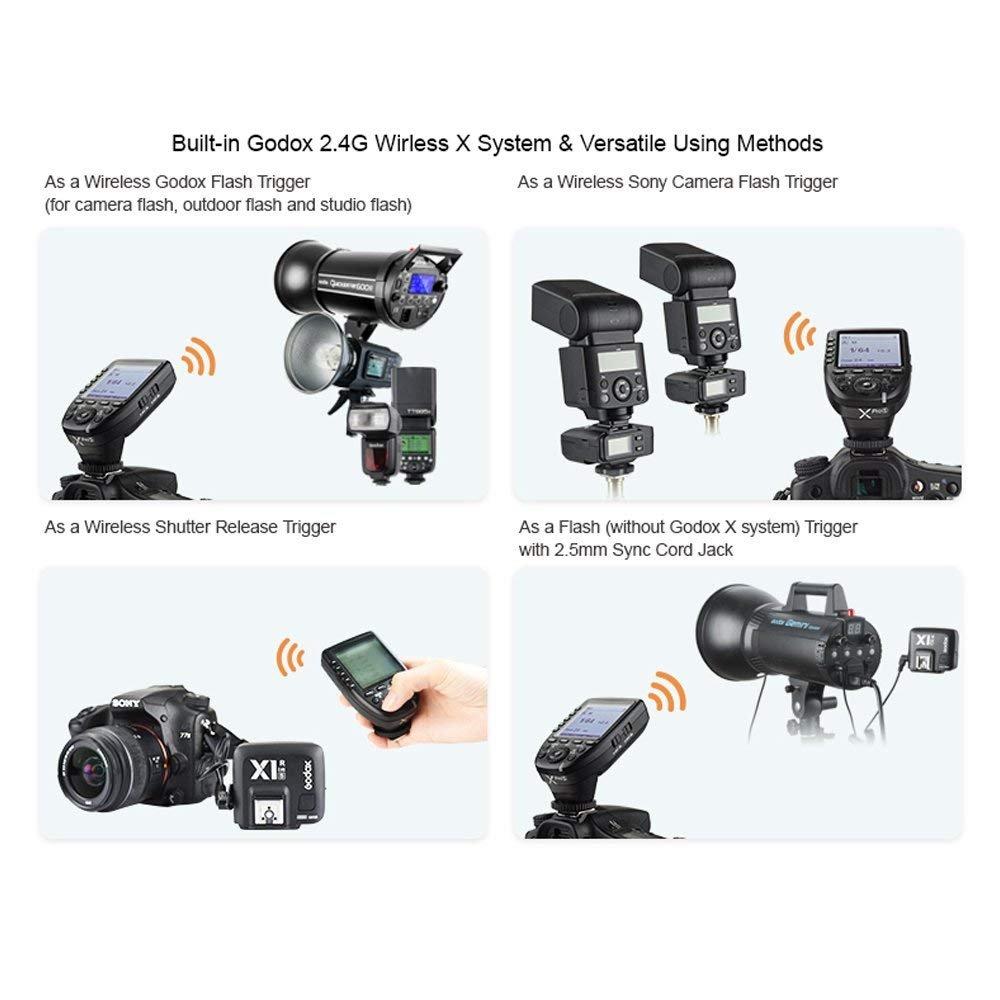 GODOX Transmitter TTL Wireless Flash Trigger with Technical Compliance Mark Japanese Instruction Sync X Compatible with Sony SLR Cameras Xpro-S 2.4G &