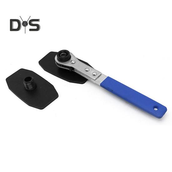 Universal Disc Brake Caliper Compression Tool 360-Degree Ratcheting Caliper Piston Compressor Tool with Non-Slip Handle