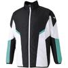 Tennis Wear Windbreaker Jacket Fully Lined Mesh Water Repellent 62JE1001 Black X Blue Green XS [Mizuno]
