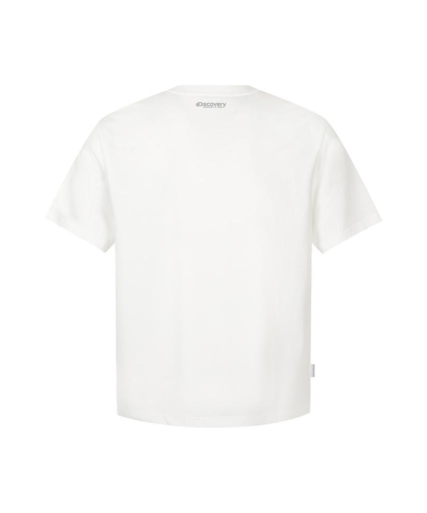 DISCOVERY EXPEDITION Uni Freshvent Футболка с коротким рукавом с надписью-картой (белый)