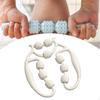 Handheld Leg Massage Roller with 9 Wheels for Muscle Relief