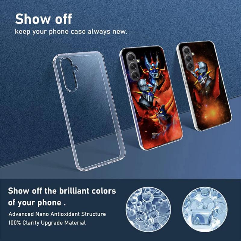 G-Goldorak UFO Robot Phone Case For Samsung A15 A25 A35 A55 A12 A22 A32 A52S A13 A23 A33 A53 A14 A24 A34 A54 Galaxy A8 A6 A7 A72