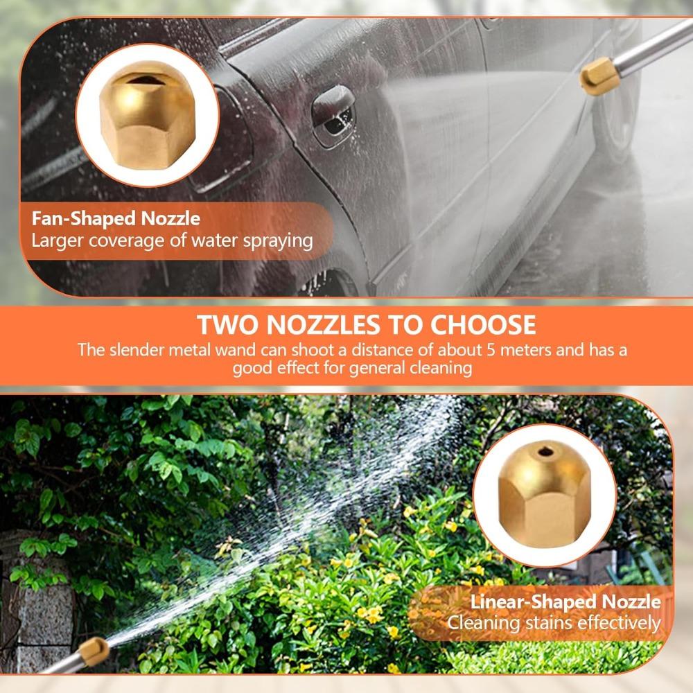 Quick Connectors Hydro Jet Power Washer Wand Car Wash Tool Car Window Garden Cleaning
