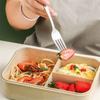 40,58 унций Ланч-бокс с приборами и термосумкой 3 отделения Герметичный ланч-бокс бенто для студентов, рабочих, для здорового приготовления еды