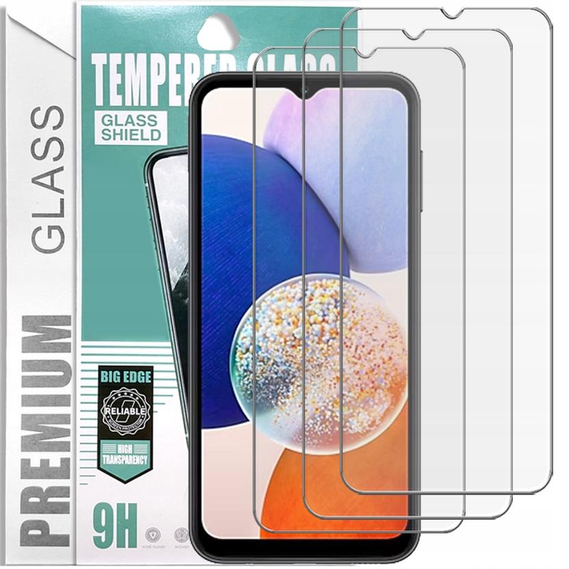 3x TEMPERED GLASS for Samsung Galaxy A14 5G SCREEN GLASS set of 3