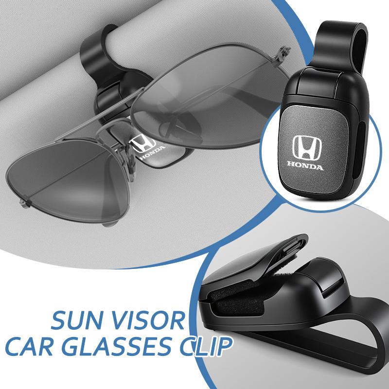 Car Sunglasses Holder Car Eyeglass Holder Glasses Storage Clip For Honda Mugen Power Civic Accords CRV Hrv Jazz Auto Accessories CN8