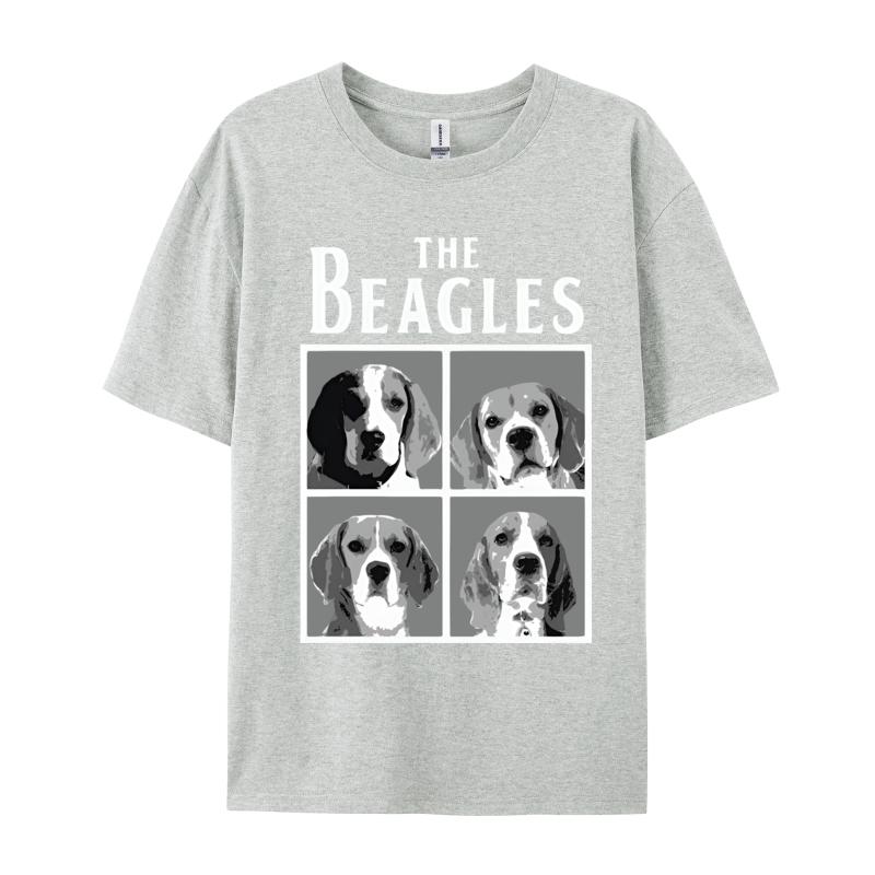 Cute Beagle Dog Tshirt The Beagles Animal Lover Tshrit Unisexs Cotton Tshirt Birthday Short Sleeve 2024 Fashionable Top Tees