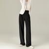 Xinge Women's Thickened Tencel Wool Wide-Leg Suit Pants for Autumn/Winter 2024