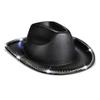Composite Light Up Cowgirl Hat Comfortable Cowboy Hat Durable Space Cowgirl Hat  Outdoor