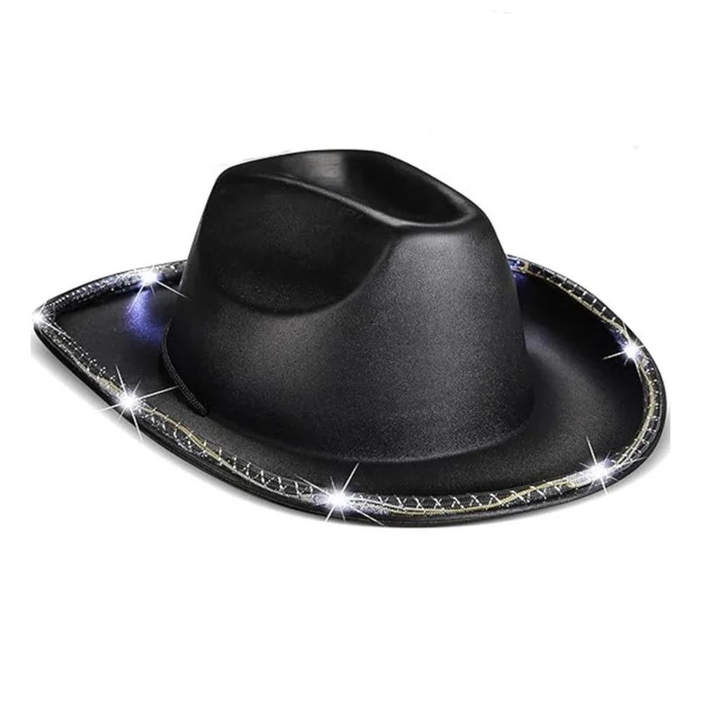 Composite Light Up Cowgirl Hat Comfortable Cowboy Hat Durable Space Cowgirl Hat Outdoor