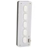 Programmable Keypad 5 Keys Wired USB Wireless Bluetooth Dual Mode Mini Silicone Mute DIY