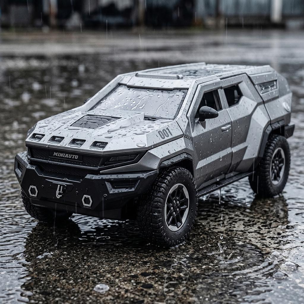 1:24 Rezvani Motors Vengeance Американский Премиум Бронированный Внедорожник Металлический Литой Модель Автомобиля Декор для Дома Настольные Подарки