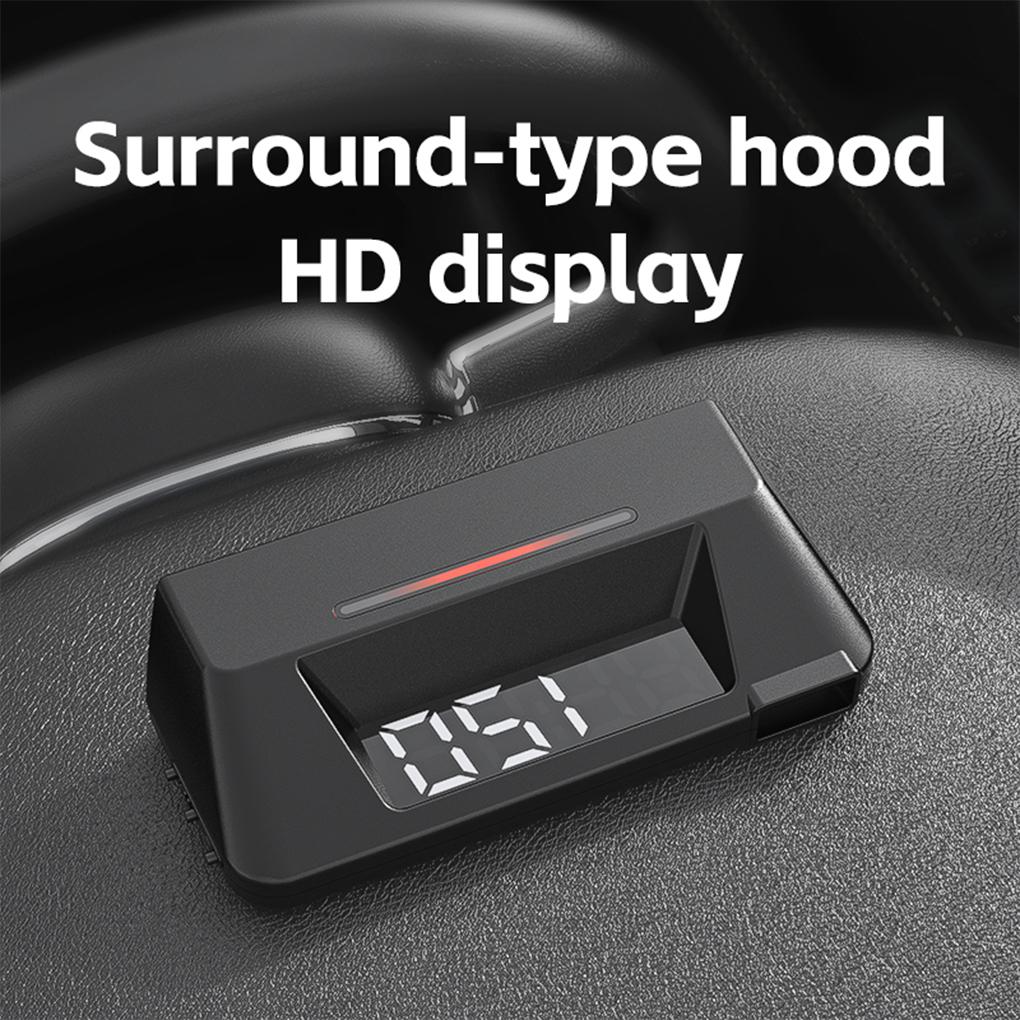 Автомобильный проекционный дисплей цифровой OBD Hud многофункциональный автомобильный прибор спидометр сигнализация превышения скорости двойной HD экран
