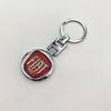 1PCS FIAT Badge Keychain Pendant Car Keyring Accessory FOR FIAT 500 Ducato Panda Grande Punto Tipo Abarth Pulse Strada 600 Doblo