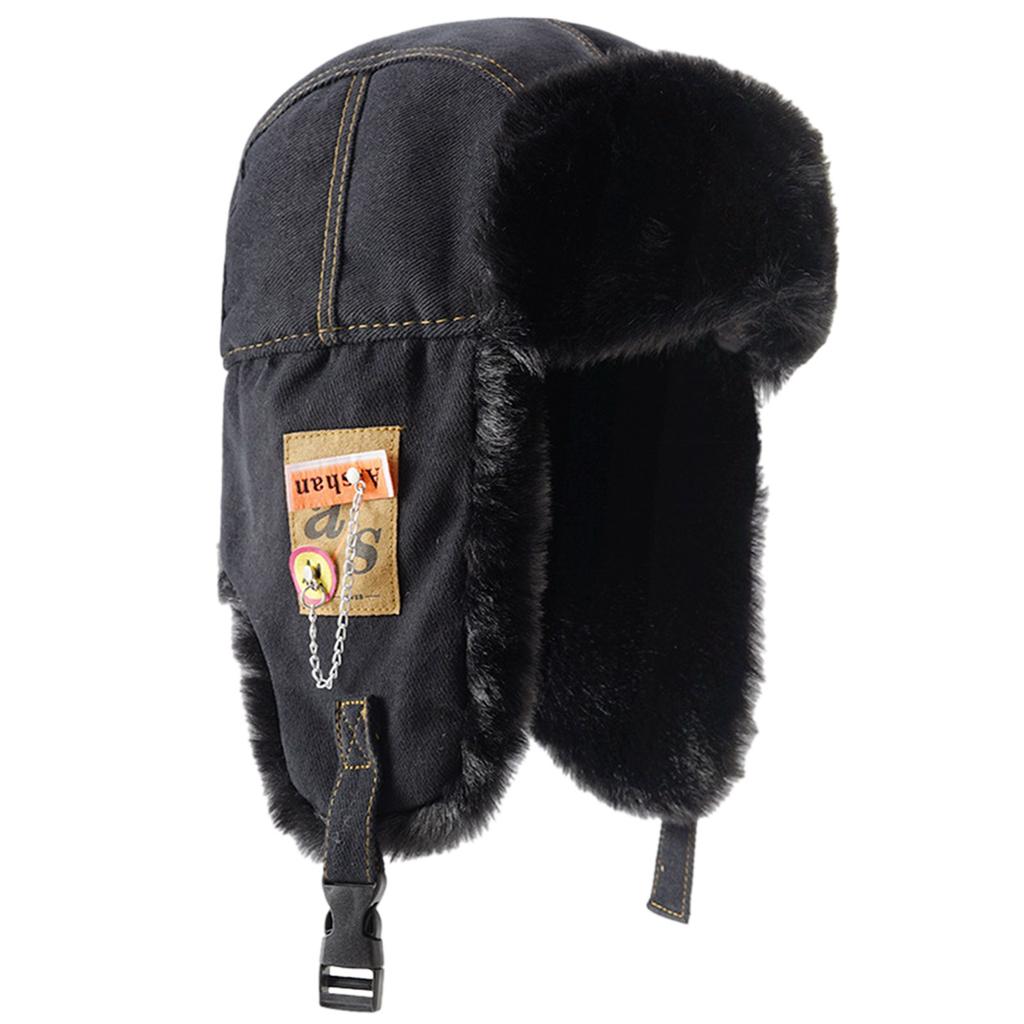 Winter Teenagers Windproof Beanie Windproof Trapper Hat Ear Protector Hat Adult Unisex Winter Cycling Skiing Supplies