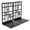 2pcs Bookcase Railing Book End Bookcase End Heavy Duty Book End Storage Bookcase Home Book End Book Holder Iron Bookcase
