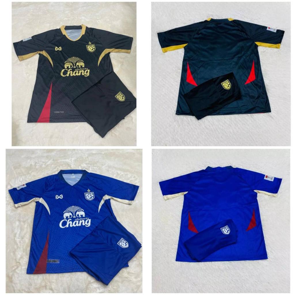 Vintage Retro THAILAND Football Soccer JERSEY National CHEER Quick Dry Print Shirt Round Neck Polyester Short Sleeve Uniform Sport Outdoor