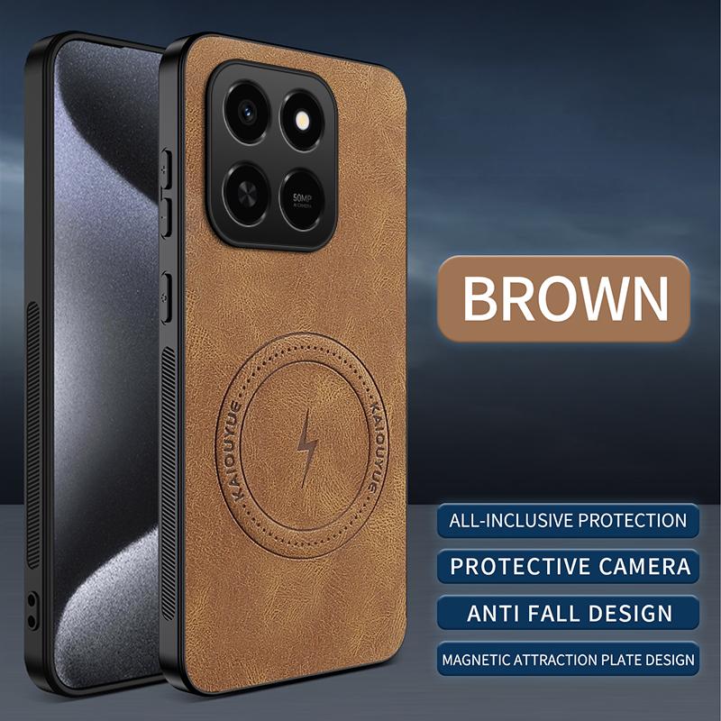 Чехол для Honor 400 Smart 5G для Magsafe, роскошная магнитная матовая крышка из овечьей кожи для Honor400 Smart X7d 4G, противоударный бампер