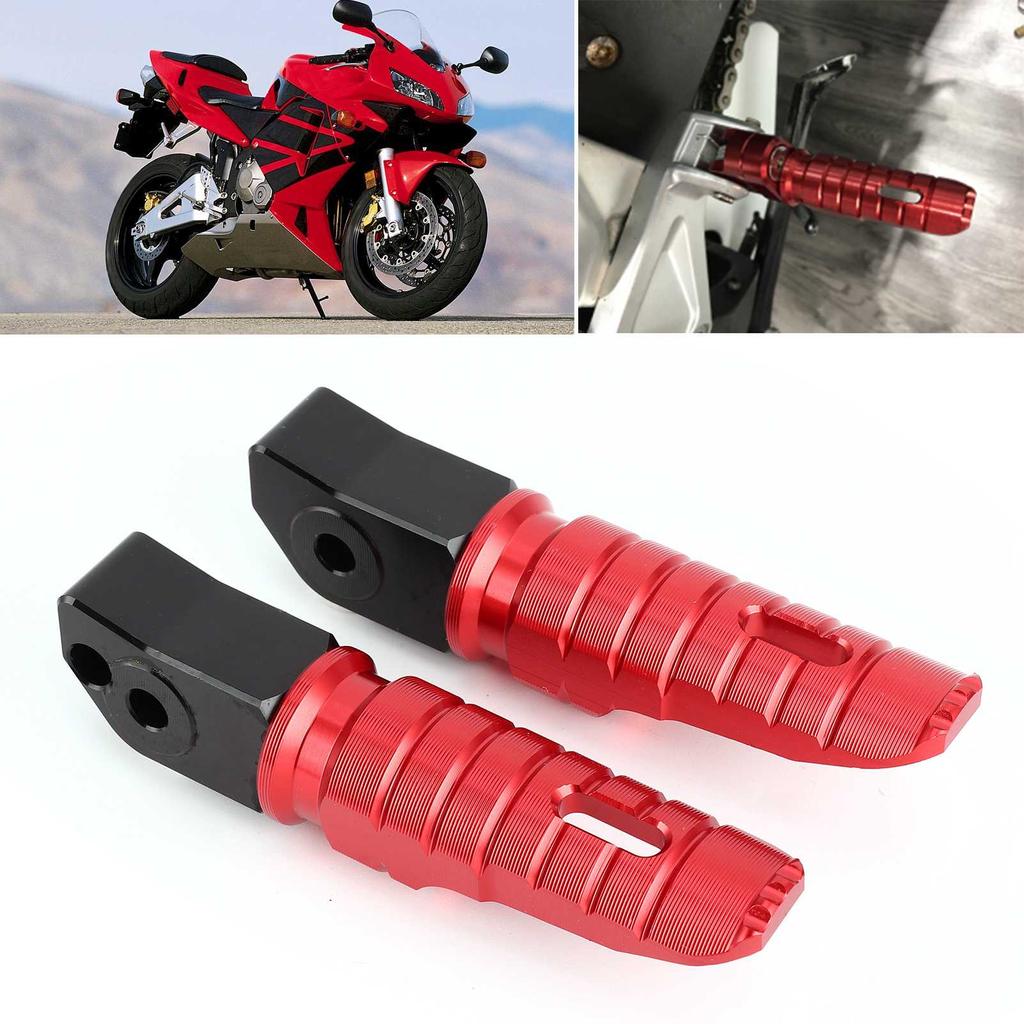 Подножки задние мотоциклетные Компонент управления Увеличенное основание Подходят для Honda CB125R   CB250R   CB300R   CBR250RRКрасный