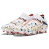 Puma Мужские кроссовки Future Ultimate 7 FG AG Creativity Pack Белый Ocean-Tropic Turquoise-Surf 107836-01