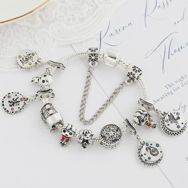 Браслет из бисера Panjia Harry Movie Cartoon Charm DIY для мужчин и женщин