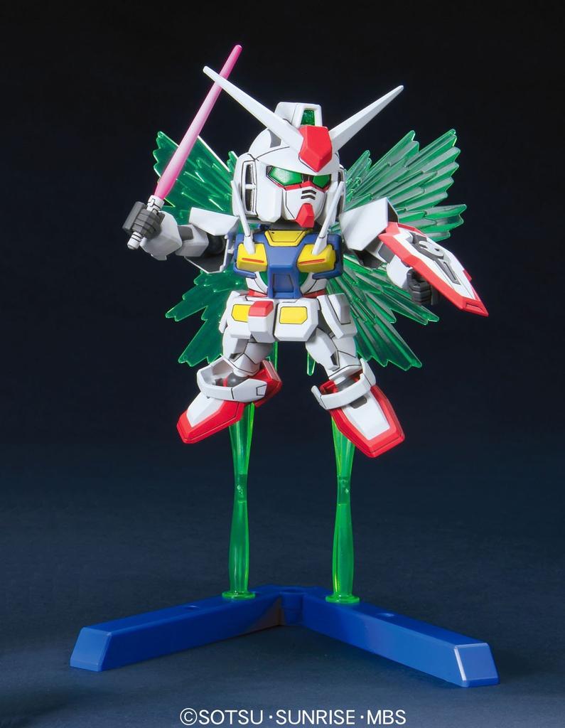 SD Gundam BB Senshi Mobile Suit Gundam 00 O Gundam (тип боевого развертывания) Пластиковая модель с цветовой маркировкой.