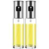 BBQ Cooking Oil Sprayer 100ml Olive Oil Sprayer Stainless Steel Portable Kitchen Gadget for Air Fryer Salad BBQ Oil Dispenser