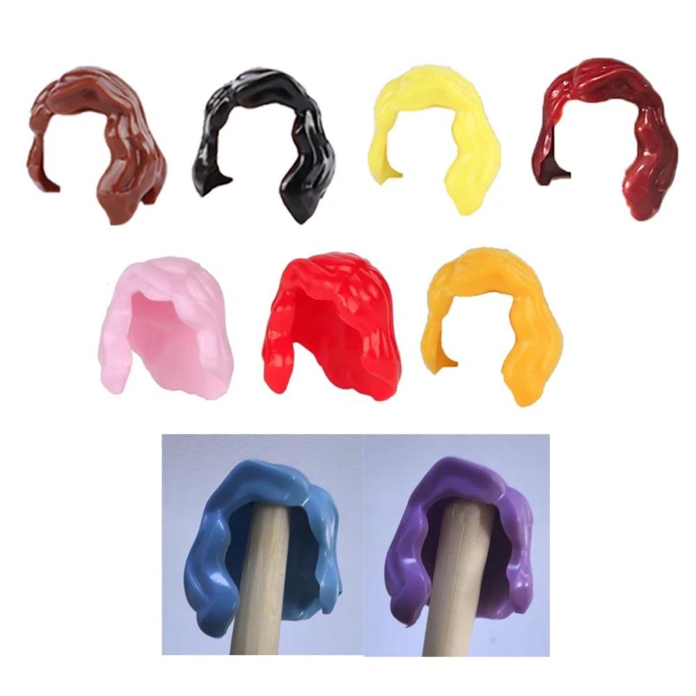 City Building Blocks Body Character Clothing Accessories Helmet Hat Colorful Hair Hairstyle Mini Brick Compatible Toy Gift X040