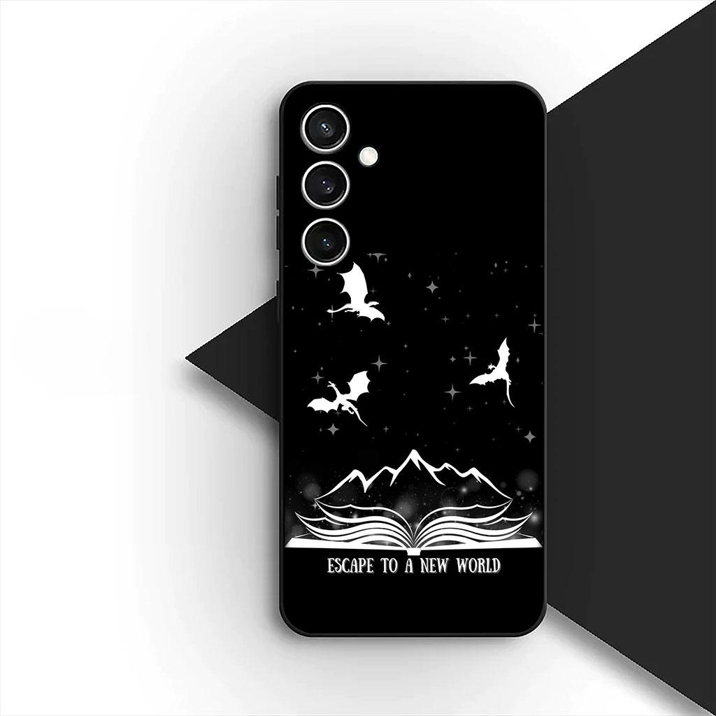 Чехол для телефона для Xiaomi Poco C75 C65 C71 C85 X7 X6 M7 F7 F8 Ultra F6 Pro Мягкий силиконовый чехол Книги Четвертые Крылья