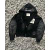 Printed Zip-Up Hoodie Sweatshirt Loose Fit Casual Top Young Men